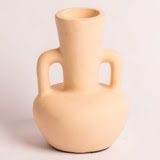 Situmorang Signature Mini Pottery – Handcrafted Clay Architectural Vase