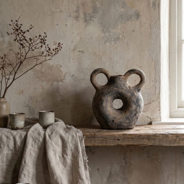 Premium Mickey Mini Clay Pottery – Elegant Decorative Home Accent