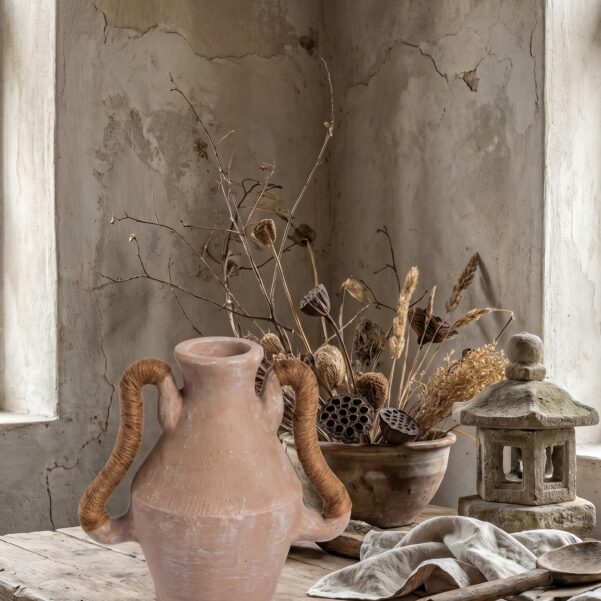 Cangklek Kalaya Domba Artisan Mini Pottery – Handcrafted Mixed-Media Sculpture