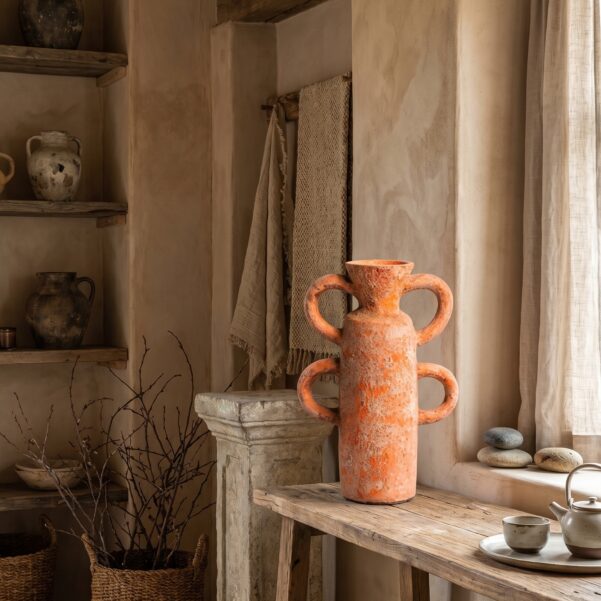 Capung L Signature Mini Pottery – Handcrafted Clay Sculptural Vase