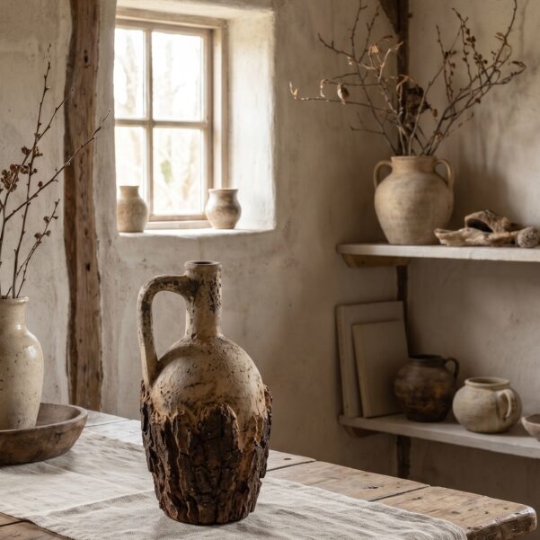 C. Tinggi Tempel Asem Signature Mini Pottery – Handcrafted Mixed-Media Sculptural Vase