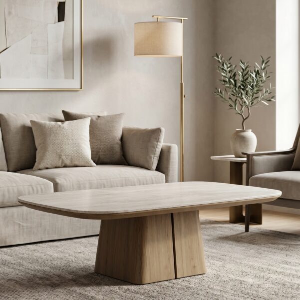 Eden Artisan Coffee Table – Premium Organic Minimalist Centerpiece