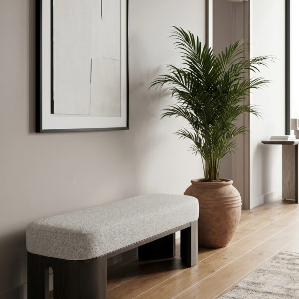 Beverly Bench – Premium Architectural Minimalist Bed-End Upholstered Bench