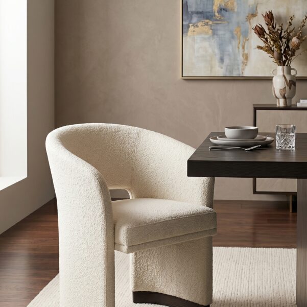 Beverly Dining Chair – Premium Architectural Fully Upholstered Luxury Dining Armchair