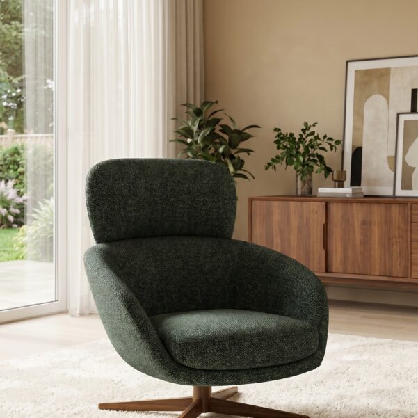 Pierre Swivel Chair – Premium Architectural Tailored Luxury Lounge Armchair